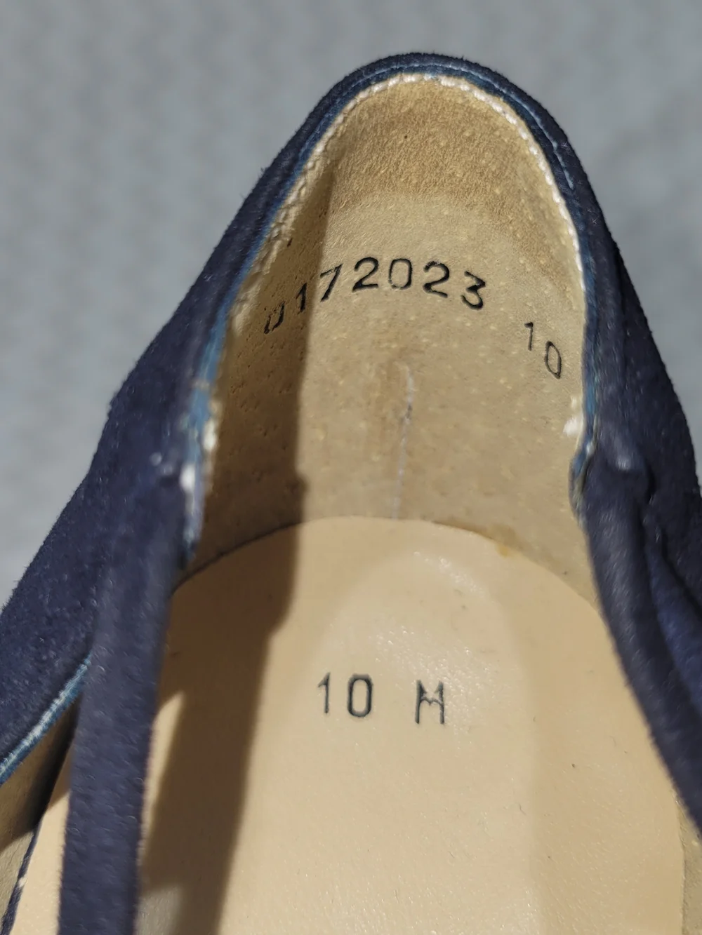 Nina Navy Suede Pointed-Toe Tie Heels